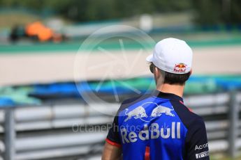 World © Octane Photographic Ltd. Formula 1 – Hungarian Post-Race Test - Day 2. McLaren MCL33 – Lando Norriswatched by Scuderia Toro Rosso – Pierre Gasly. Hungaroring, Budapest, Hungary. Wednesday 1st August 2018.