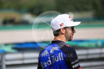 World © Octane Photographic Ltd. Formula 1 – Hungarian Post-Race Test - Day 2. Renault Sport F1 Team RS18 – Artem Markelov watched by Scuderia Toro Rosso – Pierre Gasly. Hungaroring, Budapest, Hungary. Wednesday 1st August 2018