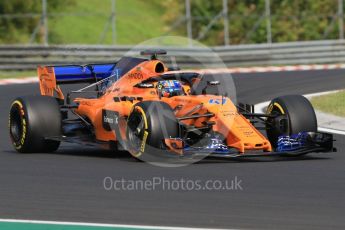 World © Octane Photographic Ltd. Formula 1 – Hungarian Post-Race Test - Day 2. McLaren MCL33 – Lando Norris. Hungaroring, Budapest, Hungary. Wednesday 1st August 2018.