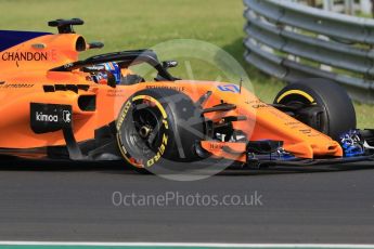World © Octane Photographic Ltd. Formula 1 – Hungarian Post-Race Test - Day 2. McLaren MCL33 – Lando Norris. Hungaroring, Budapest, Hungary. Wednesday 1st August 2018.