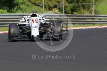 World © Octane Photographic Ltd. Formula 1 – Hungarian Post-Race Test - Day 2. Williams Martini Racing FW41 – Robert Kubica. Hungaroring, Budapest, Hungary. Wednesday 1st August 2018.