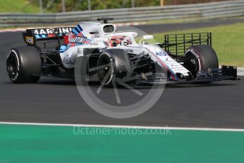 World © Octane Photographic Ltd. Formula 1 – Hungarian Post-Race Test - Day 2. Williams Martini Racing FW41 – Robert Kubica. Hungaroring, Budapest, Hungary. Wednesday 1st August 2018.