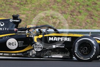 World © Octane Photographic Ltd. Formula 1 – Hungarian Post-Race Test - Day 2. Renault Sport F1 Team RS18 – Artem Markelov. Hungaroring, Budapest, Hungary. Wednesday 1st August 2018