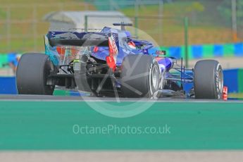 World © Octane Photographic Ltd. Formula 1 – Hungarian Post-Race Pirelli Test - Day 1. Scuderia Toro Rosso STR13 – Sean Gelael. Hungaroring, Budapest, Hungary. Tuesday 31st July 2018.