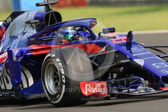 World © Octane Photographic Ltd. Formula 1 – Hungarian Post-Race Pirelli Test - Day 1. Scuderia Toro Rosso STR13 – Sean Gelael. Hungaroring, Budapest, Hungary. Tuesday 31st July 2018.