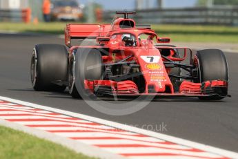 World © Octane Photographic Ltd. Formula 1 – Hungarian Post-Race Test - Day 2. Scuderia Ferrari SF71-H – Kimi Raikkonen. Hungaroring, Budapest, Hungary. Wednesday 1st August 2018.