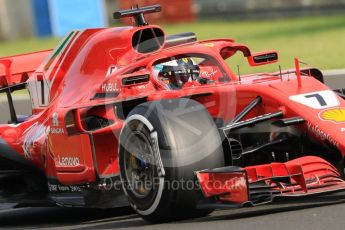 World © Octane Photographic Ltd. Formula 1 – Hungarian Post-Race Test - Day 2. Scuderia Ferrari SF71-H – Kimi Raikkonen. Hungaroring, Budapest, Hungary. Wednesday 1st August 2018.