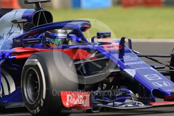 World © Octane Photographic Ltd. Formula 1 – Hungarian Post-Race Pirelli Test - Day 1. Scuderia Toro Rosso STR13 – Sean Gelael. Hungaroring, Budapest, Hungary. Tuesday 31st July 2018.