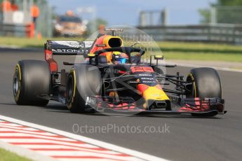 World © Octane Photographic Ltd. Formula 1 – Hungarian Post-Race Test - Day 2. Aston Martin Red Bull Racing TAG Heuer RB14 – Jake Dennis. Hungaroring, Budapest, Hungary. Wednesday 1st August 2018.