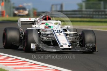 World © Octane Photographic Ltd. Formula 1 – Hungarian Post-Race Test - Day 2. Alfa Romeo Sauber F1 Team C37 – Antonio Giovinazzi. Hungaroring, Budapest, Hungary. Wednesday 1st August 2018.