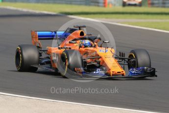 World © Octane Photographic Ltd. Formula 1 – Hungarian Post-Race Test - Day 2. McLaren MCL33 – Lando Norris. Hungaroring, Budapest, Hungary. Wednesday 1st August 2018.