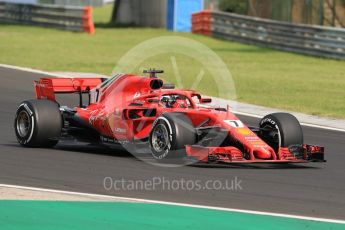 World © Octane Photographic Ltd. Formula 1 – Hungarian Post-Race Test - Day 2. Scuderia Ferrari SF71-H – Kimi Raikkonen. Hungaroring, Budapest, Hungary. Wednesday 1st August 2018.