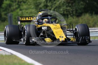 World © Octane Photographic Ltd. Formula 1 – Hungarian Post-Race Test - Day 2. Renault Sport F1 Team RS18 – Artem Markelov. Hungaroring, Budapest, Hungary. Wednesday 1st August 2018