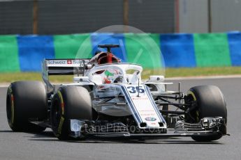 World © Octane Photographic Ltd. Formula 1 – Hungarian Post-Race Test - Day 2. Alfa Romeo Sauber F1 Team C37 – Antonio Giovinazzi. Hungaroring, Budapest, Hungary. Wednesday 1st August 2018.