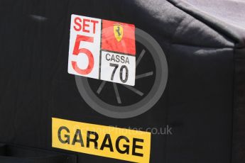 World © Octane Photographic Ltd. Formula 1 – Hungarian Post-Race Test - Day 2. Scuderia Ferrari packing case. Hungaroring, Budapest, Hungary. Wednesday 1st August 2018.