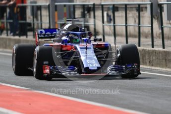 World © Octane Photographic Ltd. Formula 1 – Hungarian Post-Race Pirelli Test - Day 1. Scuderia Toro Rosso STR13 – Sean Gelael. Hungaroring, Budapest, Hungary. Tuesday 31st July 2018.