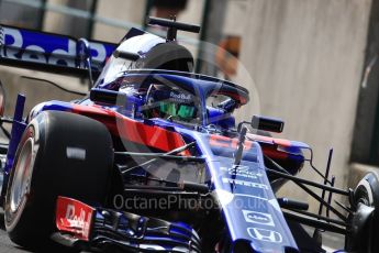 World © Octane Photographic Ltd. Formula 1 – Hungarian Post-Race Pirelli Test - Day 1. Scuderia Toro Rosso STR13 – Sean Gelael. Hungaroring, Budapest, Hungary. Tuesday 31st July 2018.