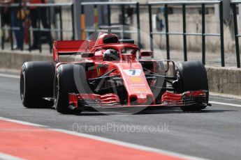 World © Octane Photographic Ltd. Formula 1 – Hungarian Post-Race Test - Day 2. Scuderia Ferrari SF71-H – Kimi Raikkonen. Hungaroring, Budapest, Hungary. Wednesday 1st August 2018.