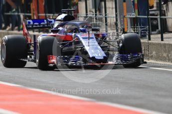 World © Octane Photographic Ltd. Formula 1 – Hungarian Post-Race Pirelli Test - Day 1. Scuderia Toro Rosso STR13 – Sean Gelael. Hungaroring, Budapest, Hungary. Tuesday 31st July 2018.