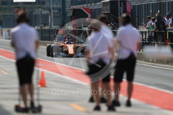 World © Octane Photographic Ltd. Formula 1 – Hungarian Post-Race Test - Day 2. McLaren MCL33 – Lando Norris. Hungaroring, Budapest, Hungary. Wednesday 1st August 2018.