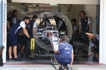World © Octane Photographic Ltd. Formula 1 – Hungarian Post-Race Test - Day 2. Williams Martini Racing FW41 – Robert Kubica. Hungaroring, Budapest, Hungary. Wednesday 1st August 2018.