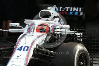 World © Octane Photographic Ltd. Formula 1 – Hungarian Post-Race Test - Day 2. Williams Martini Racing FW41 – Robert Kubica. Hungaroring, Budapest, Hungary. Wednesday 1st August 2018.