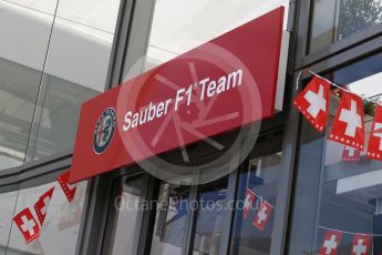 World © Octane Photographic Ltd. Formula 1 – Hungarian Post-Race Test - Day 2. Alfa Romeo Sauber F1 Team on Swiss National Day. Hungaroring, Budapest, Hungary. Wednesday 1st August 2018.