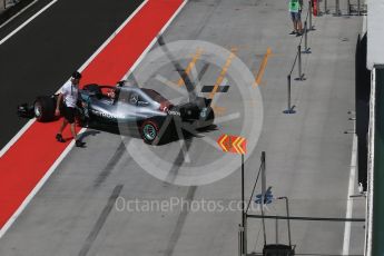World © Octane Photographic Ltd. Formula 1 – Hungarian Post-Race Test - Day 2. Mercedes AMG Petronas Motorsport AMG F1 W09 EQ Power+ - George Russell. Hungaroring, Budapest, Hungary. Wednesday 1st August 2018.