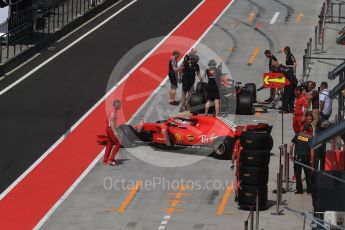 World © Octane Photographic Ltd. Formula 1 – Hungarian Post-Race Test - Day 2. Aston Martin Red Bull Racing TAG Heuer RB14 – Jake Dennis and Scuderia Ferrari SF71-H – Kimi Raikkonen. Hungaroring, Budapest, Hungary. Wednesday 1st August 2018.
