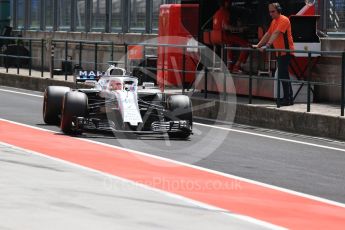 World © Octane Photographic Ltd. Formula 1 – Hungarian Post-Race Test - Day 2. Williams Martini Racing FW41 – Robert Kubica. Hungaroring, Budapest, Hungary. Wednesday 1st August 2018.