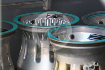 World © Octane Photographic Ltd. Formula 1 – Hungarian Post-Race Test - Day 2. Mercedes AMG Petronas Motorsport new design rear wheels. Hungaroring, Budapest, Hungary. Wednesday 1st August 2018.