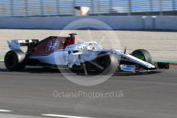 World © Octane Photographic Ltd. Formula 1 – In season test 1, day 1. Alfa Romeo Sauber F1 Team C37 – Antonio Giovinazzi. Circuit de Barcelona-Catalunya, Spain. Tuesday 15th May 2018.