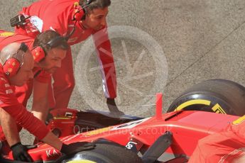 World © Octane Photographic Ltd. Formula 1 – In season test 1, day 1. Scuderia Ferrari SF71-H – Sebastian Vettel. Circuit de Barcelona-Catalunya, Spain. Tuesday 15th May 2018.