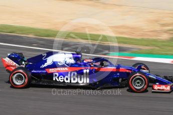 World © Octane Photographic Ltd. Formula 1 – In season test 1, day 1. Scuderia Toro Rosso STR13 – Sean Gelael. Circuit de Barcelona-Catalunya, Spain. Tuesday 15th May 2018.