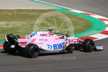 World © Octane Photographic Ltd. Formula 1 – In season test 1, day 1. Sahara Force India VJM11 – George Russell. Circuit de Barcelona-Catalunya, Spain. Tuesday 15th May 2018.