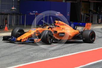 World © Octane Photographic Ltd. Formula 1 – In season test 1, day 1. McLaren MCL33 – Oliver Turvey. Circuit de Barcelona-Catalunya, Spain. Tuesday 15th May 2018.