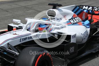 World © Octane Photographic Ltd. Formula 1 – In season test 1, day 1. Williams Martini Racing FW41 – Oliver Rowland. Circuit de Barcelona-Catalunya, Spain. Tuesday 15th May 2018.