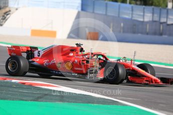 World © Octane Photographic Ltd. Formula 1 – In season test 1, day 1. Scuderia Ferrari SF71-H – Sebastian Vettel. Circuit de Barcelona-Catalunya, Spain. Tuesday 15th May 2018.