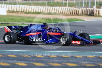 World © Octane Photographic Ltd. Formula 1 – In season test 1, day 1. Scuderia Toro Rosso STR13 – Sean Gelael. Circuit de Barcelona-Catalunya, Spain. Tuesday 15th May 2018.