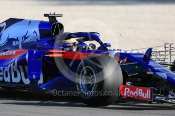 World © Octane Photographic Ltd. Formula 1 – In season test 1, day 1. Scuderia Toro Rosso STR13 – Sean Gelael. Circuit de Barcelona-Catalunya, Spain. Tuesday 15th May 2018.
