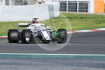 World © Octane Photographic Ltd. Formula 1 – In season test 1, day 1. Alfa Romeo Sauber F1 Team C37 – Antonio Giovinazzi. Circuit de Barcelona-Catalunya, Spain. Tuesday 15th May 2018.