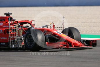 World © Octane Photographic Ltd. Formula 1 – In season test 1, day 1. Scuderia Ferrari SF71-H – Sebastian Vettel. Circuit de Barcelona-Catalunya, Spain. Tuesday 15th May 2018.
