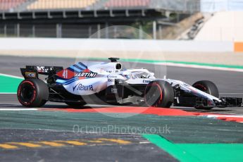 World © Octane Photographic Ltd. Formula 1 – In season test 1, day 1. Williams Martini Racing FW41 – Oliver Rowland. Circuit de Barcelona-Catalunya, Spain. Tuesday 15th May 2018.