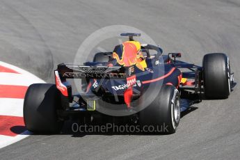 World © Octane Photographic Ltd. Formula 1 – In season test 1, day 1. Aston Martin Red Bull Racing TAG Heuer RB14 – Max Verstappen. Circuit de Barcelona-Catalunya, Spain. Tuesday 15th May 2018.