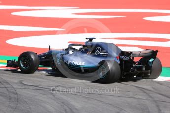 World © Octane Photographic Ltd. Formula 1 – In season test 1, day 1. Mercedes AMG Petronas Motorsport AMG F1 W09 EQ Power+ - Lewis Hamilton. Circuit de Barcelona-Catalunya, Spain. Tuesday 15th May 2018.