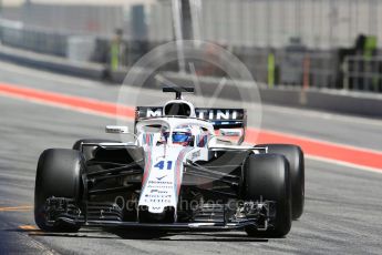 World © Octane Photographic Ltd. Formula 1 – In season test 1, day 1. Williams Martini Racing FW41 – Oliver Rowland. Circuit de Barcelona-Catalunya, Spain. Tuesday 15th May 2018.