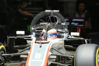 World © Octane Photographic Ltd. Formula 1 – In season test 1, day 1. Haas F1 Team VF-18 – Romain Grosjean. Circuit de Barcelona-Catalunya, Spain. Tuesday 15th May 2018.