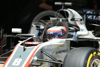World © Octane Photographic Ltd. Formula 1 – In season test 1, day 1. Haas F1 Team VF-18 – Romain Grosjean. Circuit de Barcelona-Catalunya, Spain. Tuesday 15th May 2018.