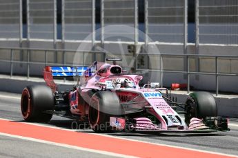 World © Octane Photographic Ltd. Formula 1 – In season test 1, day 1. Sahara Force India VJM11 - Nicholas Latifi. Circuit de Barcelona-Catalunya, Spain. Tuesday 15th May 2018.