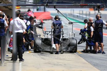 World © Octane Photographic Ltd. Formula 1 – In season test 1, day 1. Williams Martini Racing FW41 – Oliver Rowland. Circuit de Barcelona-Catalunya, Spain. Tuesday 15th May 2018.